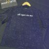 All Eyes On Me Printed Acid Wash Tshirt