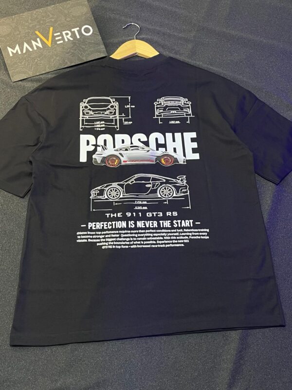Porsche Car Drop Shoulder T-Shirt